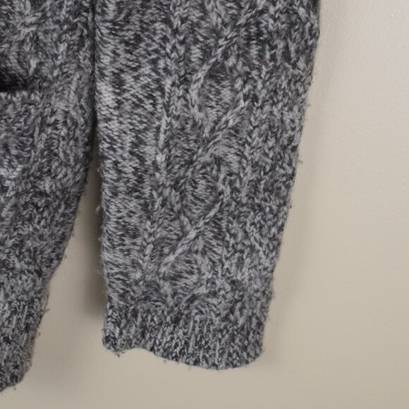 Banana Republic 100% Wool Womens Chunky Cozy Warm Cardigan Sweater Winter Fall M - Picture 3 of 9